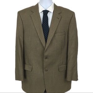 JoS. A. Bank Signature Gold Silk Wool Blazer 44L